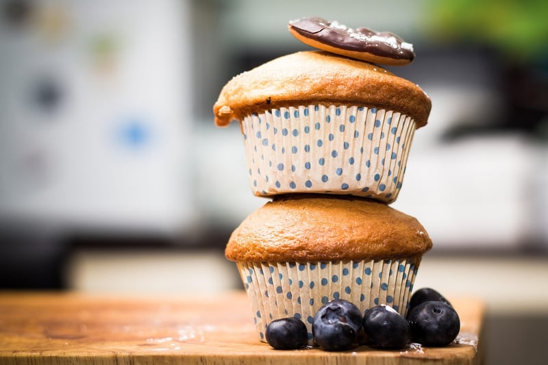 Vegan Blueberry Muffins